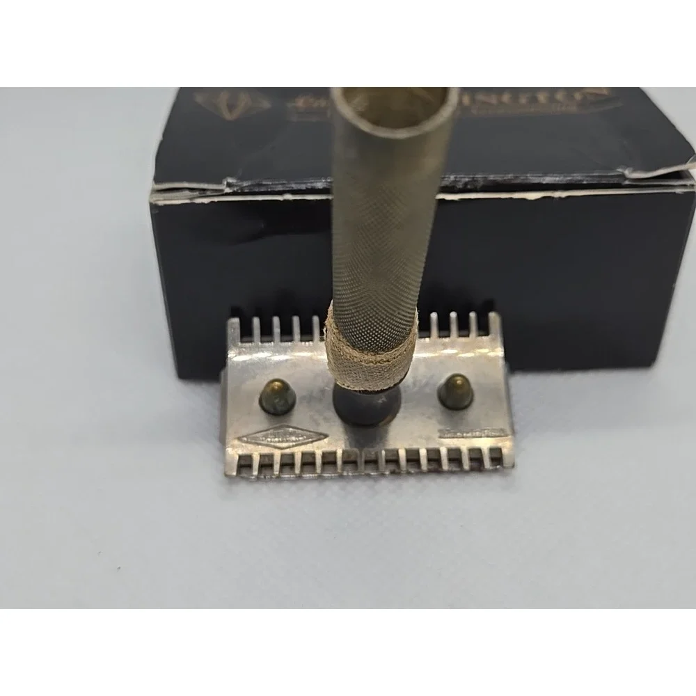 Vintage Antique 1912 Gillette Lady‎ Remington safety razor 3 piece